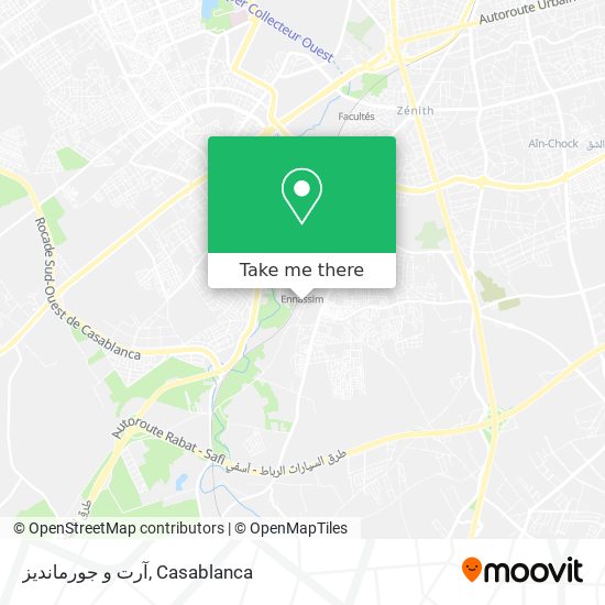 آرت و جورمانديز map