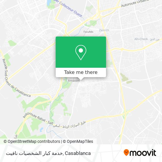 خدمة كبار الشخصيات نافيت map