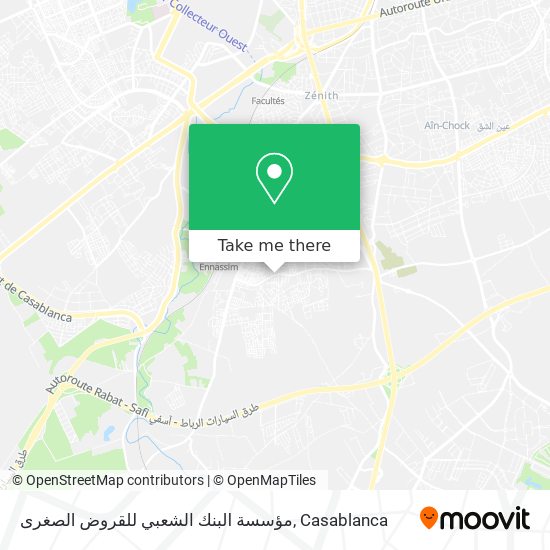 مؤسسة البنك الشعبي للقروض الصغرى map