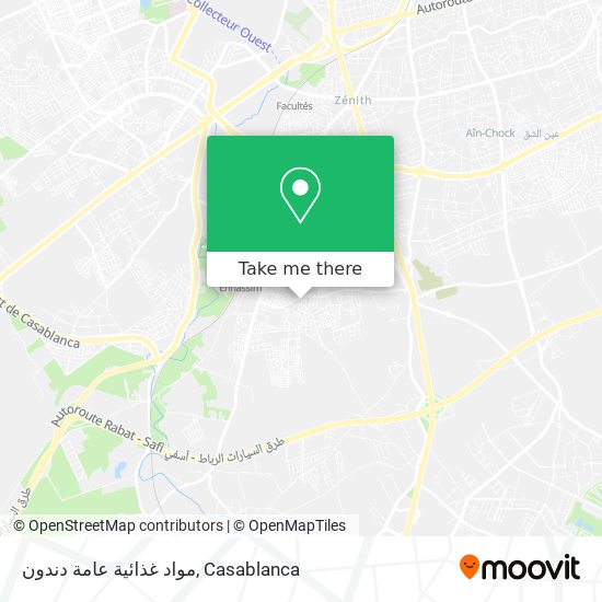 مواد غذائية عامة دندون map