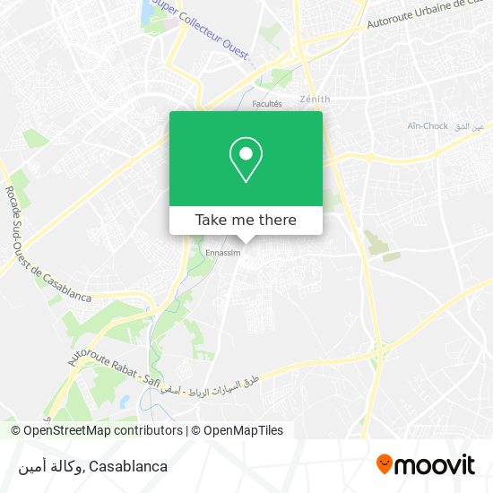 وكالة أمين map