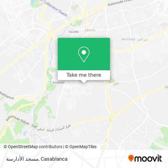 مسجد الأدارسة map