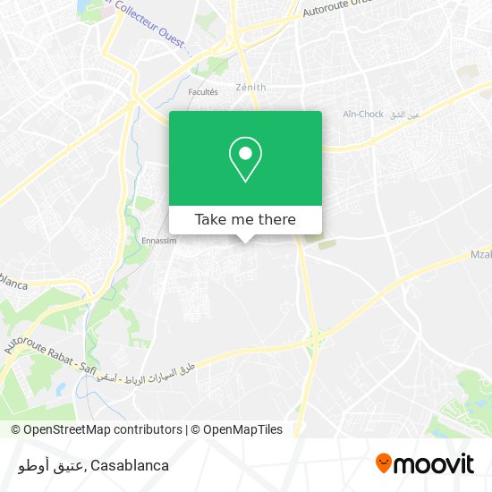 عتيق أوطو map