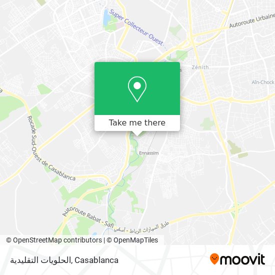 الحلويات التقليدية map