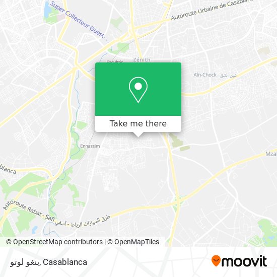 بنغو لوتو map