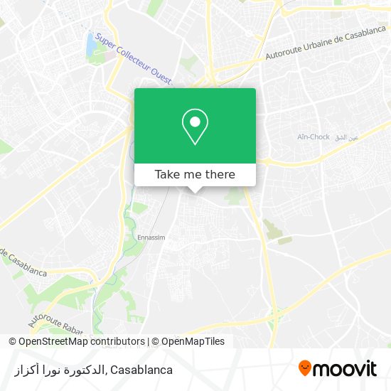 الدكتورة نورا أكزاز map