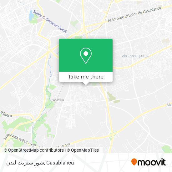 شور ستريت لندن map