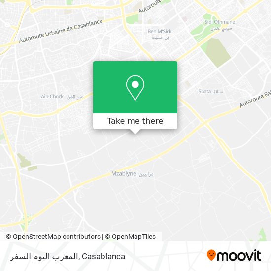 المغرب اليوم السفر map