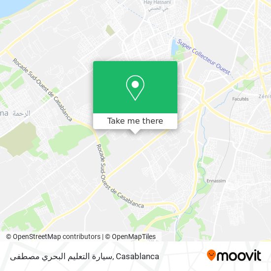 سيارة التعليم البحري مصطفى map