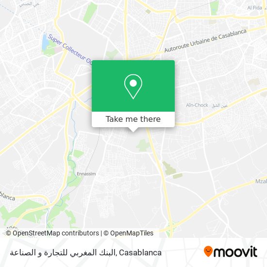 البنك المغربي للتجارة و الصناعة map