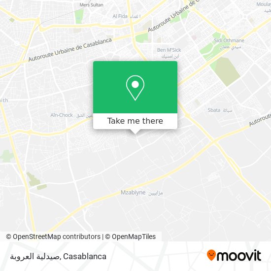 صيدلية العروبة map