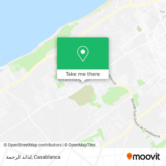 لداند الرحمة map