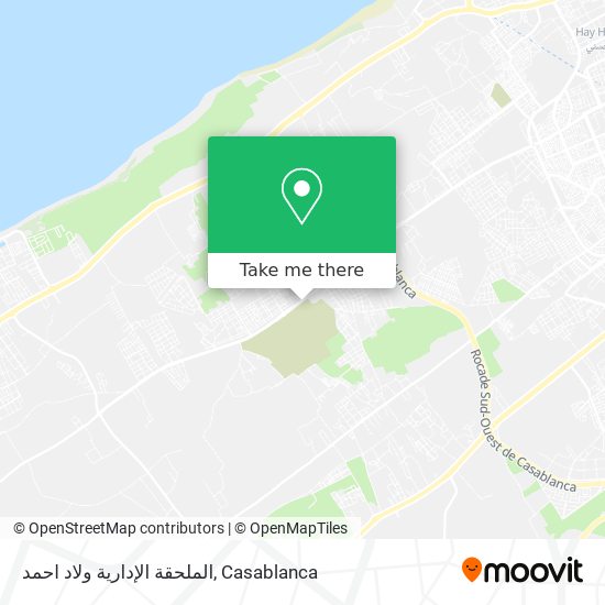 الملحقة الإدارية ولاد احمد map