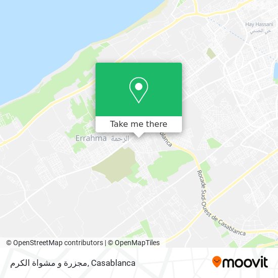 مجزرة و مشواة الكرم map