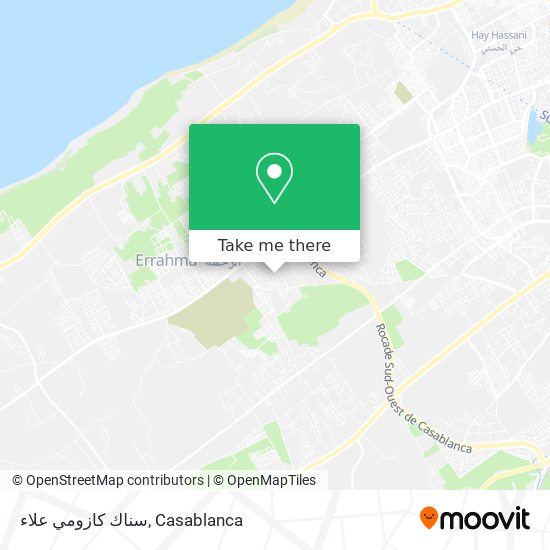 سناك كازومي علاء map