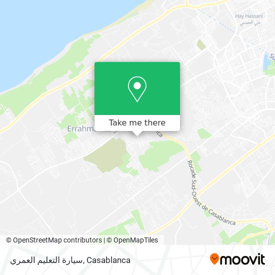 سيارة التعليم العمري map