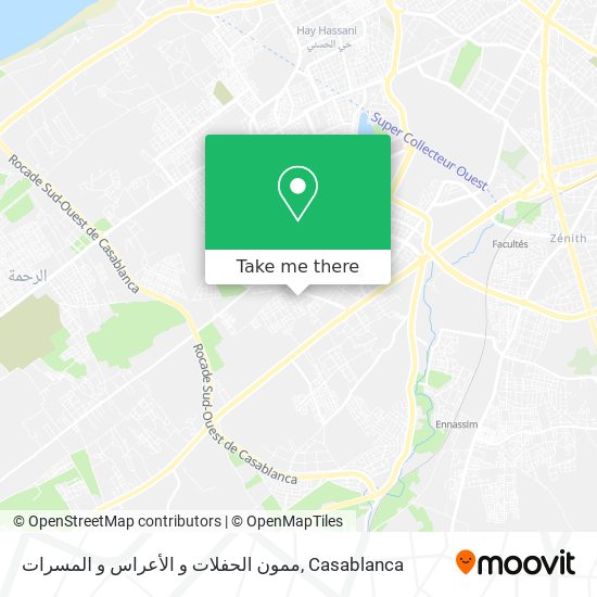 ممون الحفلات و الأعراس و المسرات map
