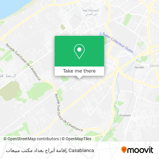 إقامة أبراج بغداد مكتب مبيعات map