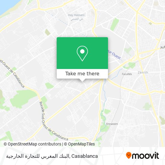 البنك المغربي للتجارة الخارجية map