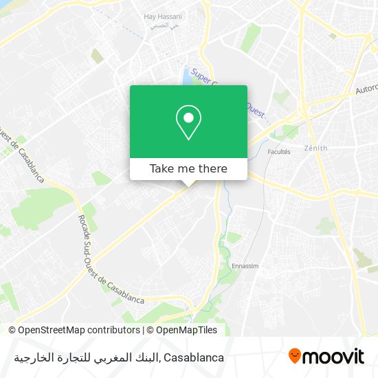 البنك المغربي للتجارة الخارجية map