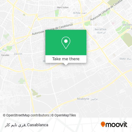 فري تايم كار map