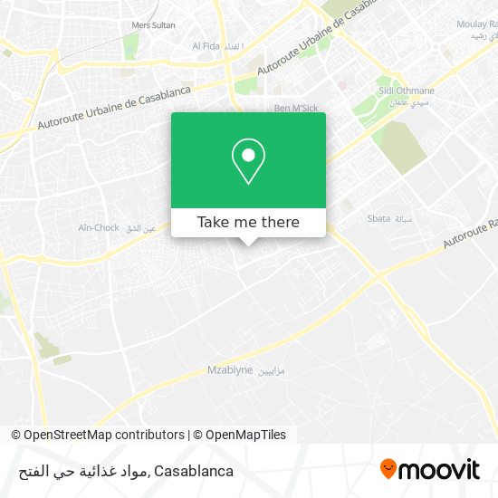 مواد غذائية حي الفتح map