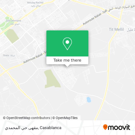 مقهى حي المحمدي map