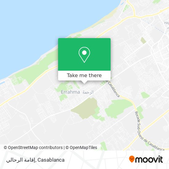 إقامة الرحالي map