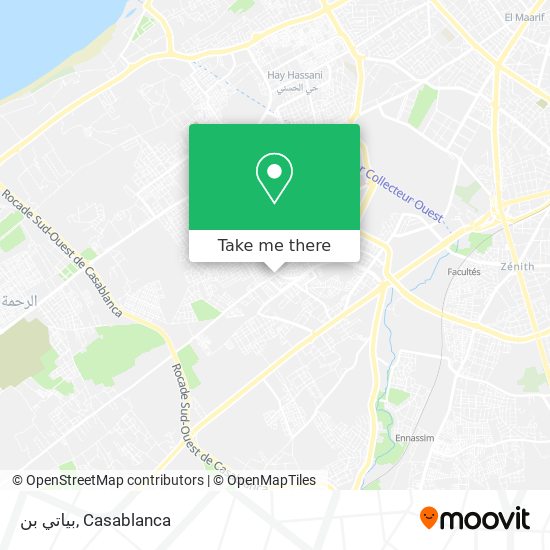 بياتي بن map