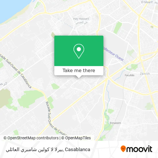 بيرلا لا كولين شامبري العائلي map