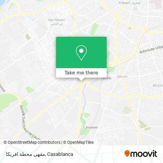 مقهى محطة افريكا map