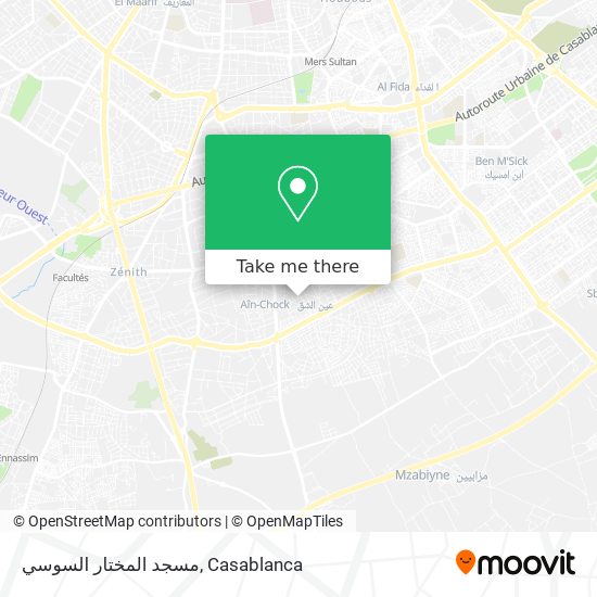 مسجد المختار السوسي map