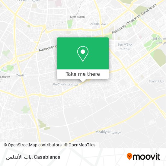 باب الأندلس map