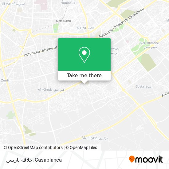 حلاقة باريس map
