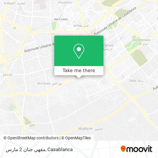 مقهي جنان 2 مارس map