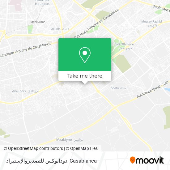 دودابوكس للتصديروالإستيراد map