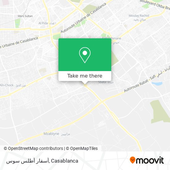 أسفار أطلس سوس map