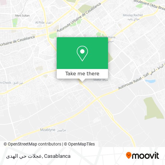 عجلات حي الهدى map