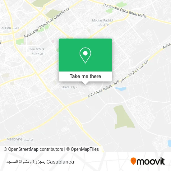 مجزرة ومشواة المسجد map