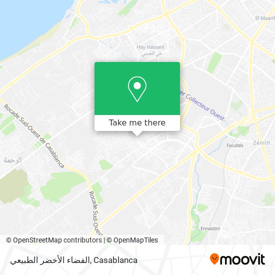 الفضاء الأخضر الطبيعي map