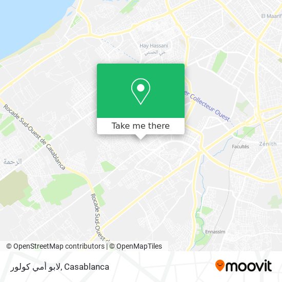 لابو أمي كولور map