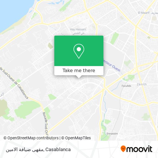 مقهى ضيافة الامين map