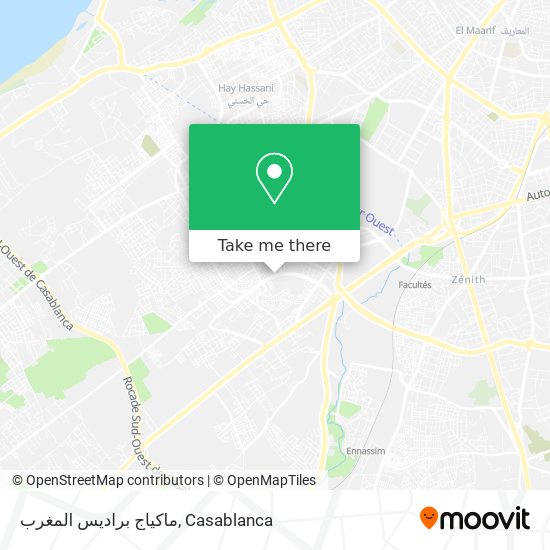 ماكياج براديس المغرب map