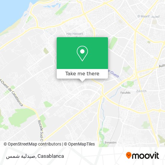 صيدلية شمس map