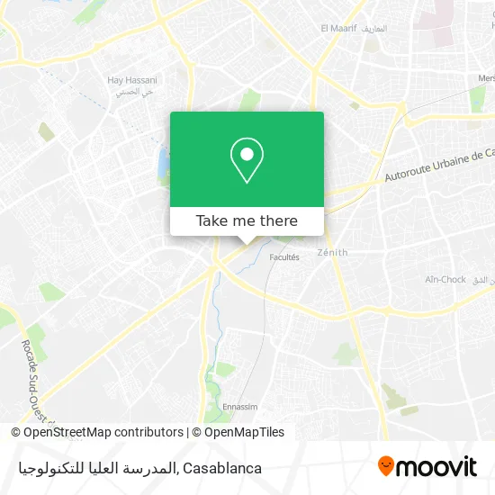 المدرسة العليا للتكنولوجيا map