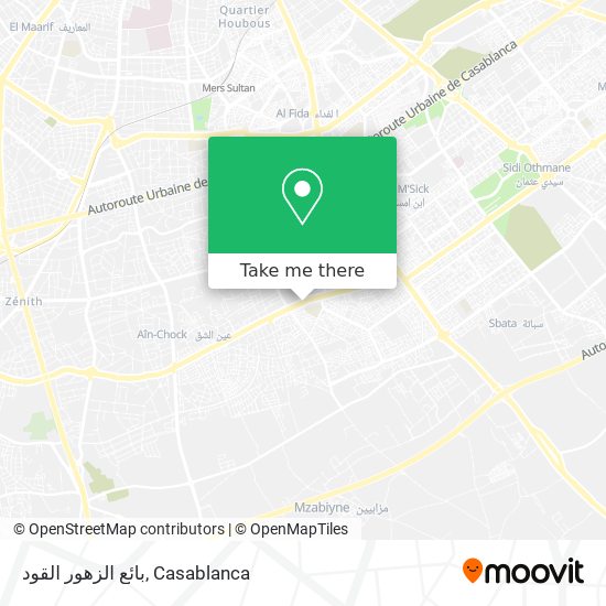 بائع الزهور القود map