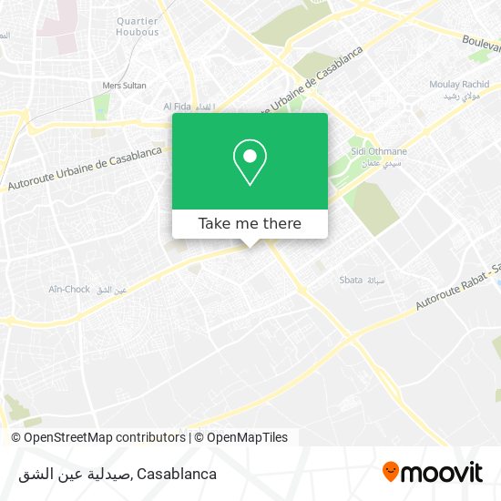 صيدلية عين الشق map