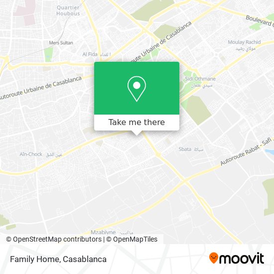 Family Home map