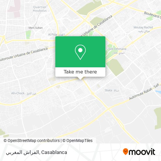 الفراش المغربي map