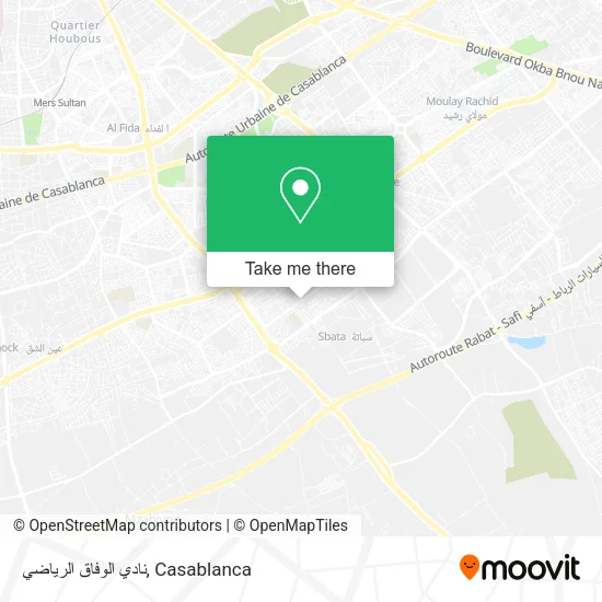 نادي الوفاق الرياضي map